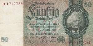 50 Mark 1933 ro.175b A/H